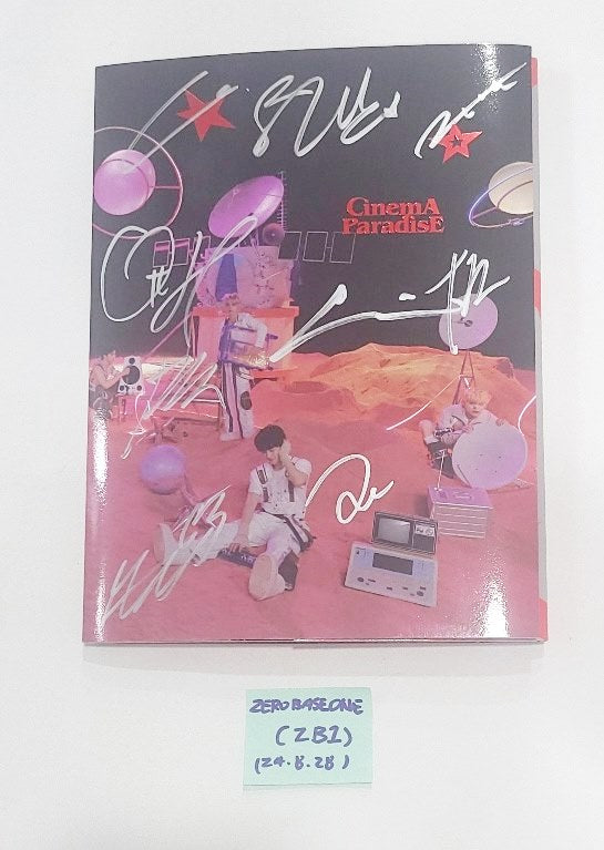 ZEROBASEONE(ZB1) "CINEMA PARADISE" - Hand Autographed(Signed) Promo Album [24.8.28] - HALLYUSUPERSTORE