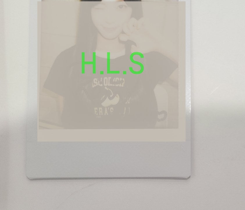 NIEN (Of tripleS) "ASSEMBLE24" - Hand Autographed(Signed) Polaroid + Postcard [24.8.28] - HALLYUSUPERSTORE