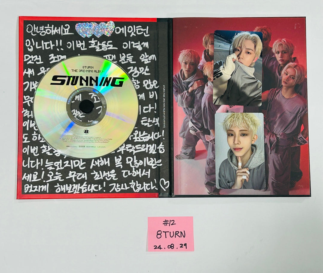 ARrC, Candy Shop, Eunbi, Yonite, Badvillain, Purple Kiss, Jueun, 8TURN, X:IN, DKB, MCND, EPEX - Hand Autographed(Signed) Promo Album [24.8.29] - HALLYUSUPERSTORE