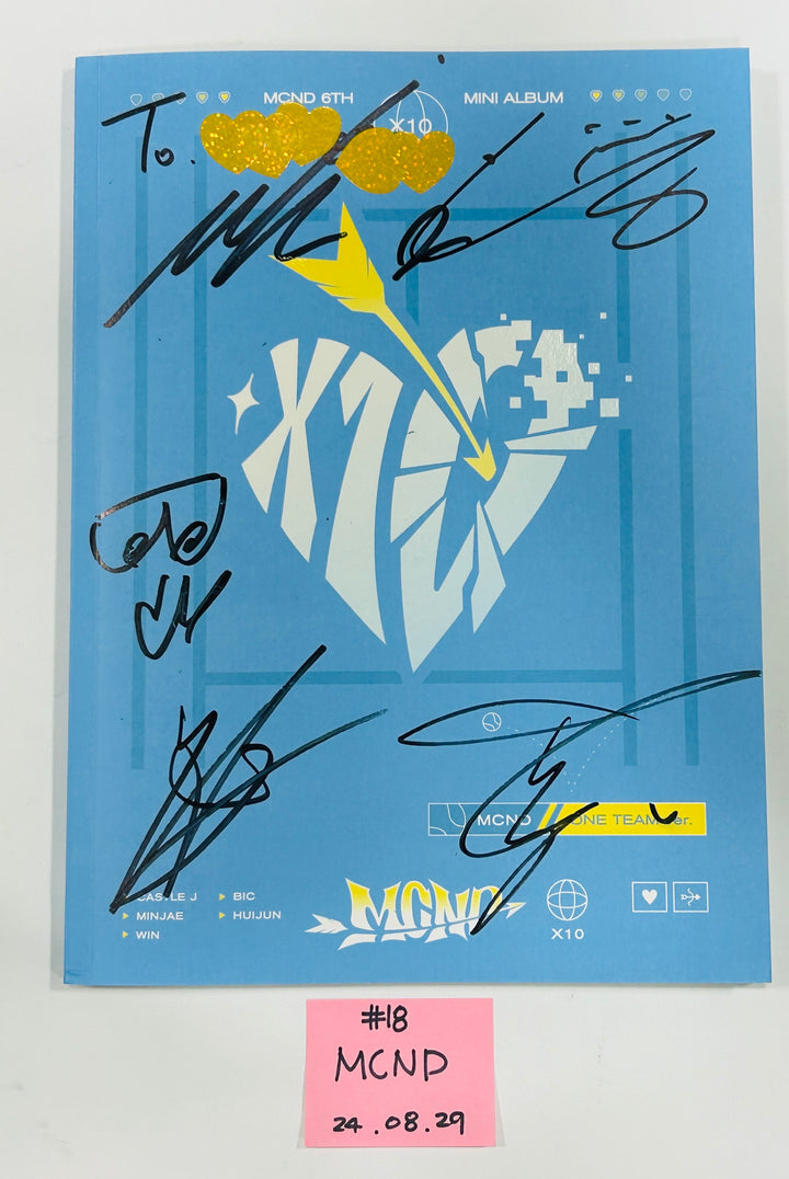 ARrC, Candy Shop, Eunbi, Yonite, Badvillain, Purple Kiss, Jueun, 8TURN, X:IN, DKB, MCND, EPEX - Hand Autographed(Signed) Promo Album [24.8.29] - HALLYUSUPERSTORE