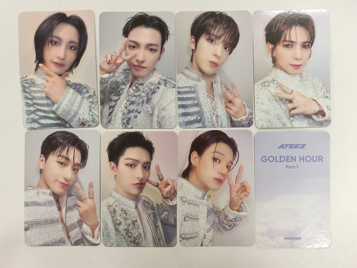 Ateez "GOLDEN HOUR : Part.1" - Makestar Fansign Event Photocard [24.8.29] - HALLYUSUPERSTORE