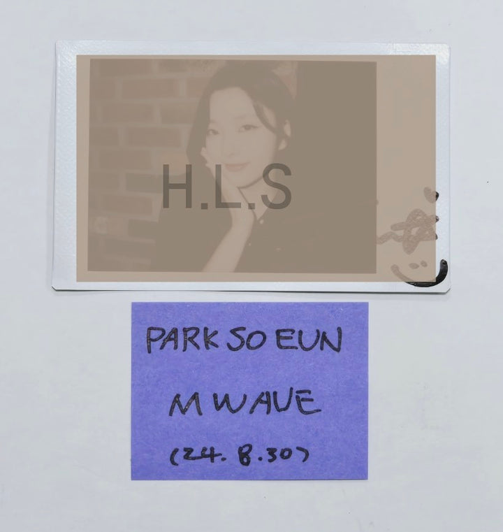 Park So Eun (Of Weeekly) "Bliss " - Hand Autographed(Signed) Polaroid [24.8.30] - HALLYUSUPERSTORE