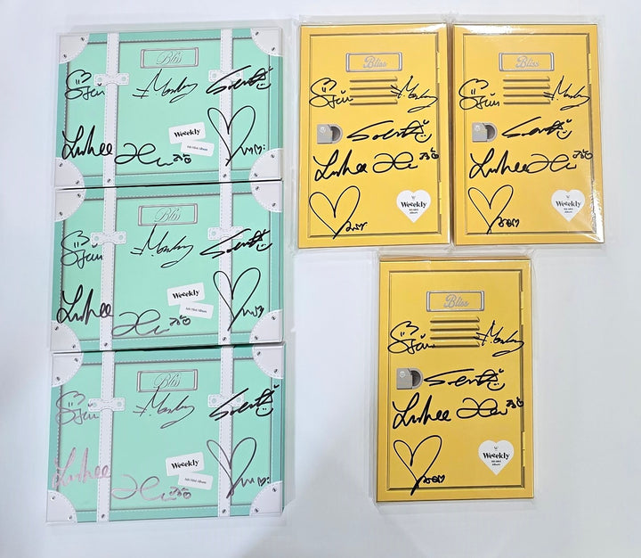 Weeekly "Bliss " - Hand Autographed(Signed)  Album [24.8.30] - HALLYUSUPERSTORE