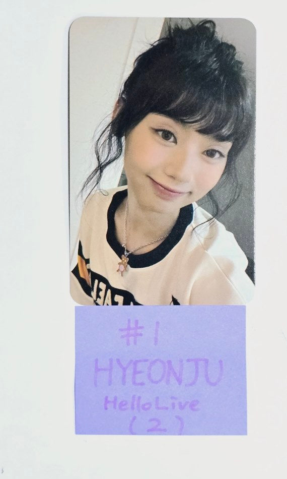 UNIS 'CURIOUS' - Hello Live Fansign Event Photocard Round 2 [24.8.30] - HALLYUSUPERSTORE