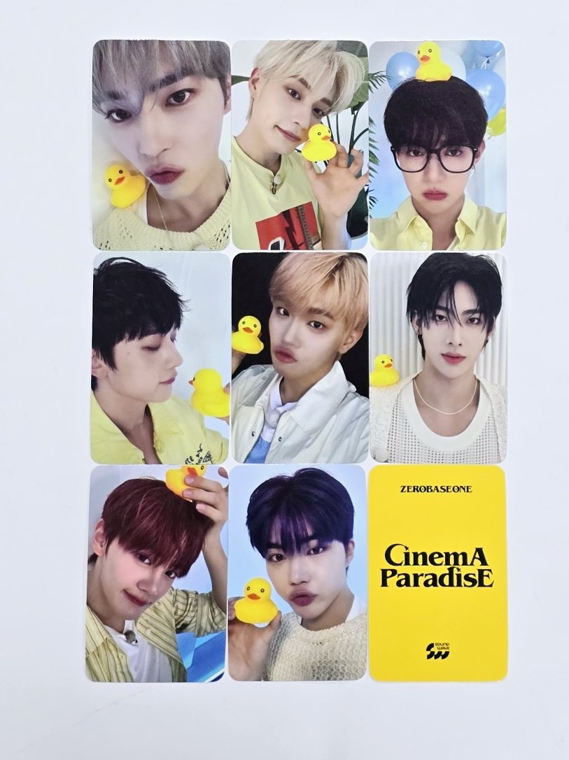 ZEROBASEONE(ZB1) "CINEMA PARADISE" - Soundwave Pre-Order Benefit Photocard [24.8.30] - HALLYUSUPERSTORE