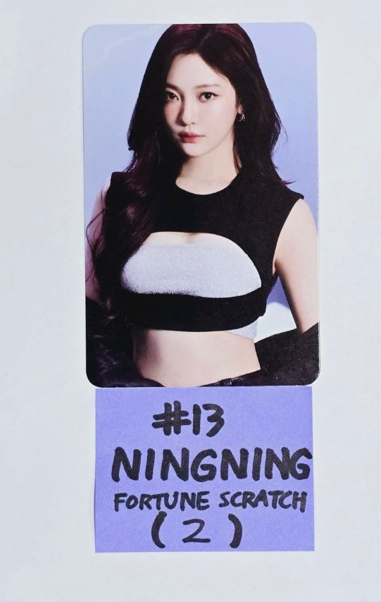 Aespa "SYNK : PARALLEL LINE" 2024 2nd Concert - Offcial Fortune Scratch Photocard [24.8.30]