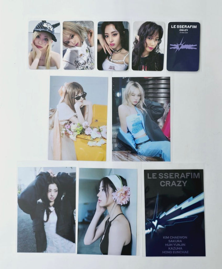 LE SSERAFIM "CRAZY" - Soundwave Lucky Draw Event Photocard, Postcard [24.8.30]