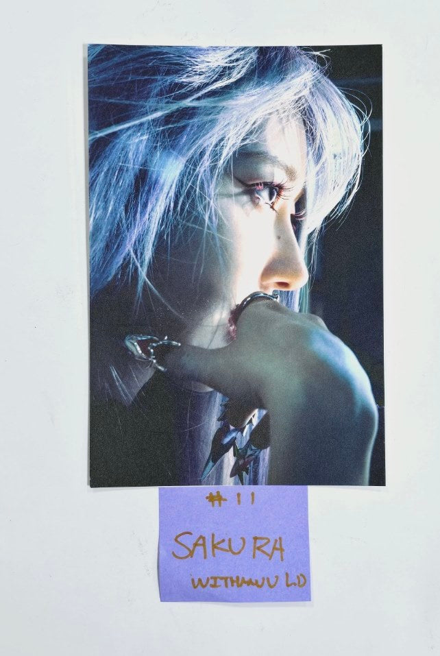 LE SSERAFIM "CRAZY" - Withmuu Lucky Draw Event Photocard, Postcard [24.8.30]