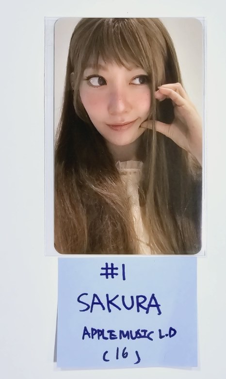 LE SSERAFIM "CRAZY" - Apple Music Lucky Draw Event Photocard [24.9.2] - HALLYUSUPERSTORE