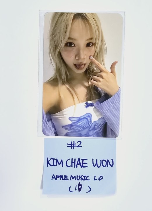 LE SSERAFIM "CRAZY" - Apple Music Lucky Draw Event Photocard [24.9.2] - HALLYUSUPERSTORE