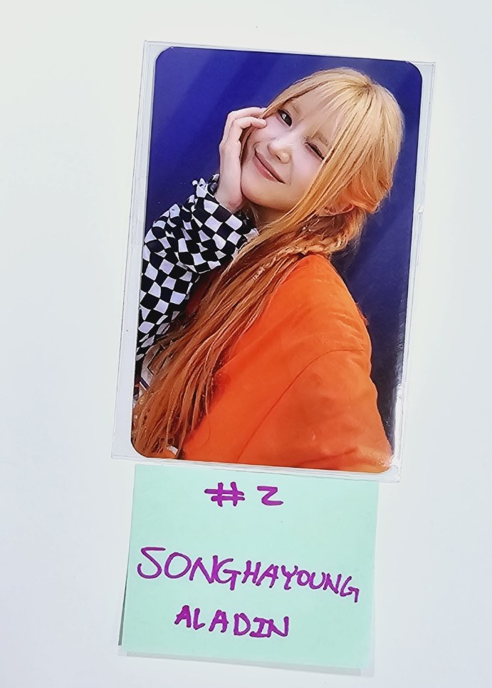 Fromis_9 "SuperSonic" - Aladin Fansign Event Photocard, Pre-Order Benefit Film Photocard [24.9.2] - HALLYUSUPERSTORE