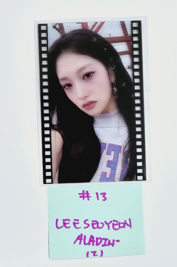 Fromis_9 "SuperSonic" - Aladin Fansign Event Photocard, Pre-Order Benefit Film Photocard [24.9.2] - HALLYUSUPERSTORE