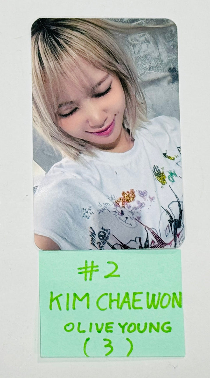 LE SSERAFIM "CRAZY" - Olive Young Event Photocard [24.9.2] - HALLYUSUPERSTORE