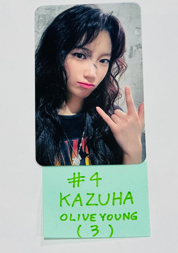 LE SSERAFIM "CRAZY" - Olive Young Event Photocard [24.9.2] - HALLYUSUPERSTORE