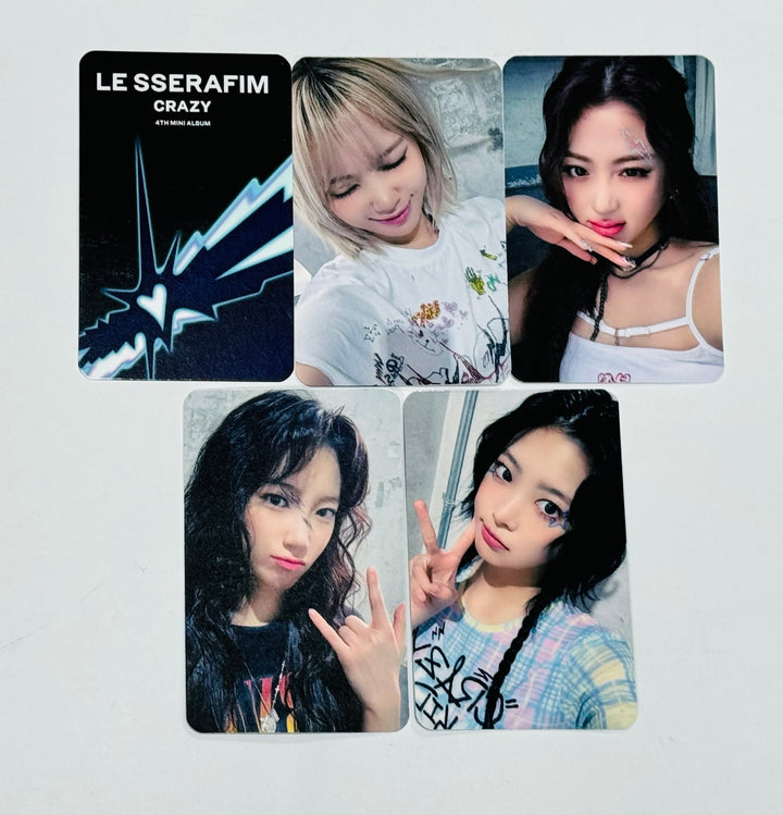 LE SSERAFIM "CRAZY" - Olive Young Event Photocard [24.9.2] - HALLYUSUPERSTORE