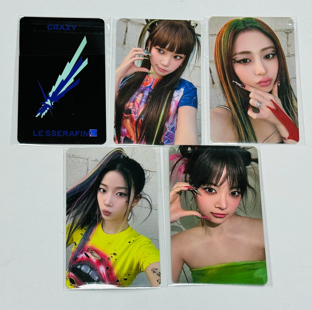 LE SSERAFIM "CRAZY" - Makestar Lucky Draw Event Photocard [24.9.2] - HALLYUSUPERSTORE