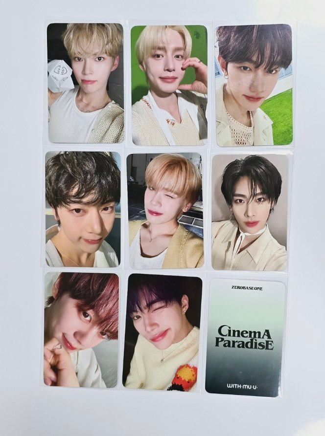 ZEROBASEONE(ZB1) "CINEMA PARADISE" - Withmuu Pre-Order Benefit Photocard [ZEROSE Ver.] [24.9.2] - HALLYUSUPERSTORE