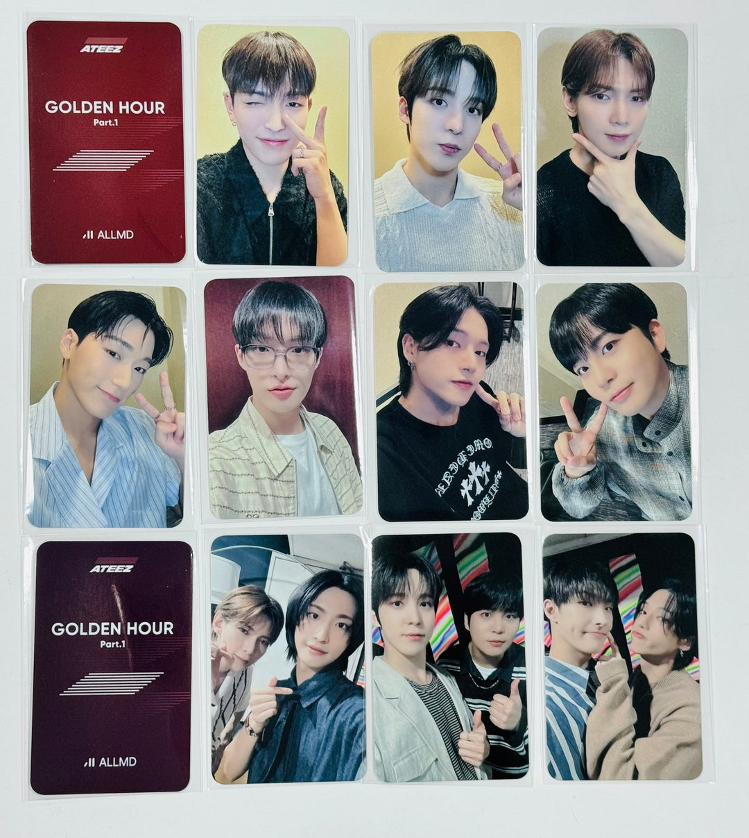 Ateez "GOLDEN HOUR : Part.1" - KPOPHUB Lucky Draw Event Photocard [24.9.2] - HALLYUSUPERSTORE