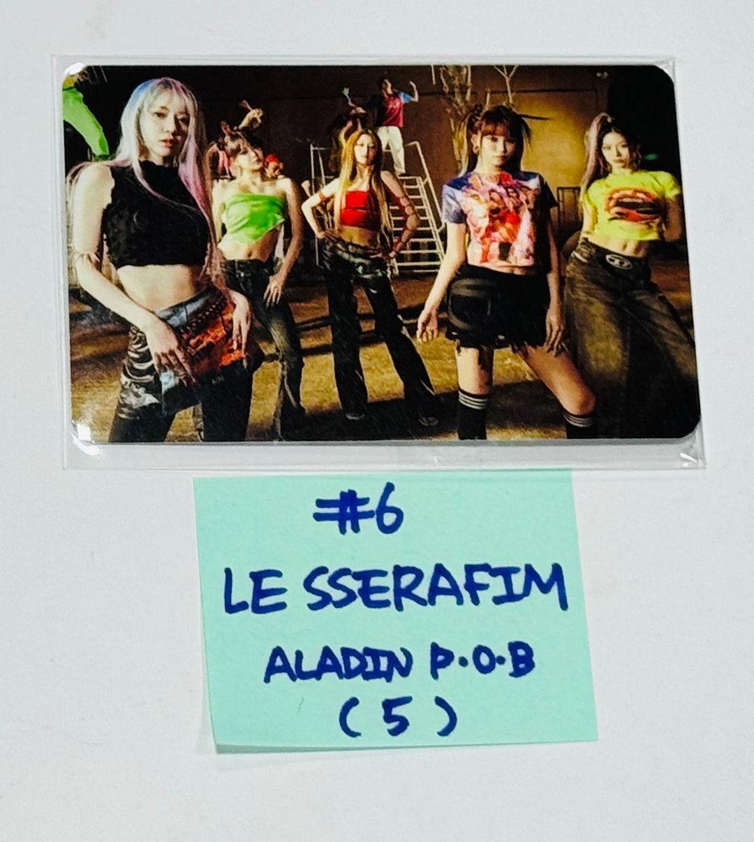 LE SSERAFIM "CRAZY" - Aladin Pre-Order Benefit Photocard [Restocked 9/10] [24.9.2] - HALLYUSUPERSTORE