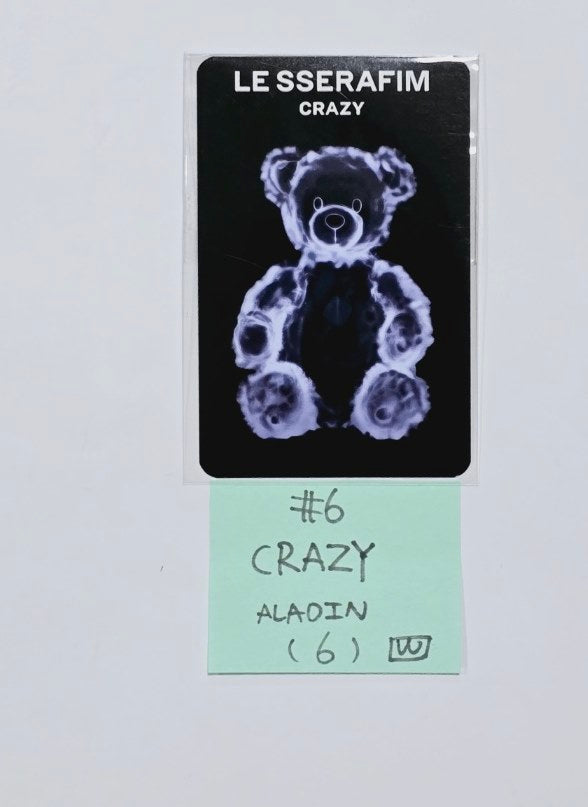 LE SSERAFIM "CRAZY" - Aladin Pre-Order Benefit Hologram Photocard [Weverse Album Ver.] [24.9.2] - HALLYUSUPERSTORE