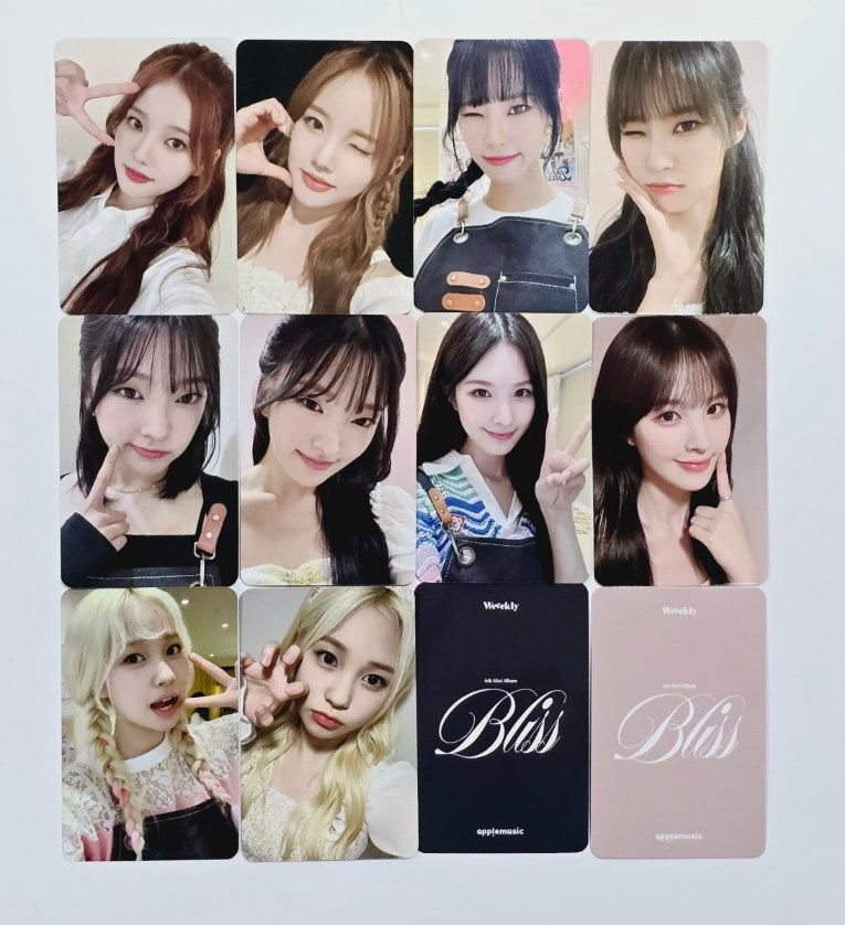 Weeekly "Bliss " - Apple Music Fansign Event Photocard Round 4 [24.9.3] - HALLYUSUPERSTORE