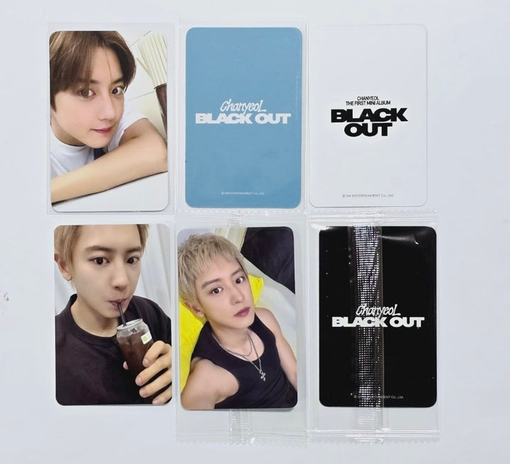 CHANYEOL "Black Out" - [Withmuu, Music Korea, Ktown4U] Pre-Order Benefit Photocard [24.9.3] - HALLYUSUPERSTORE