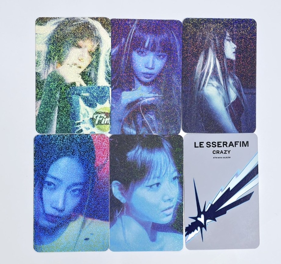 LE SSERAFIM "CRAZY" - Music Plant Pre-Order Benefit Glitter Photocard [Compact Ver.] [24.9.3] - HALLYUSUPERSTORE