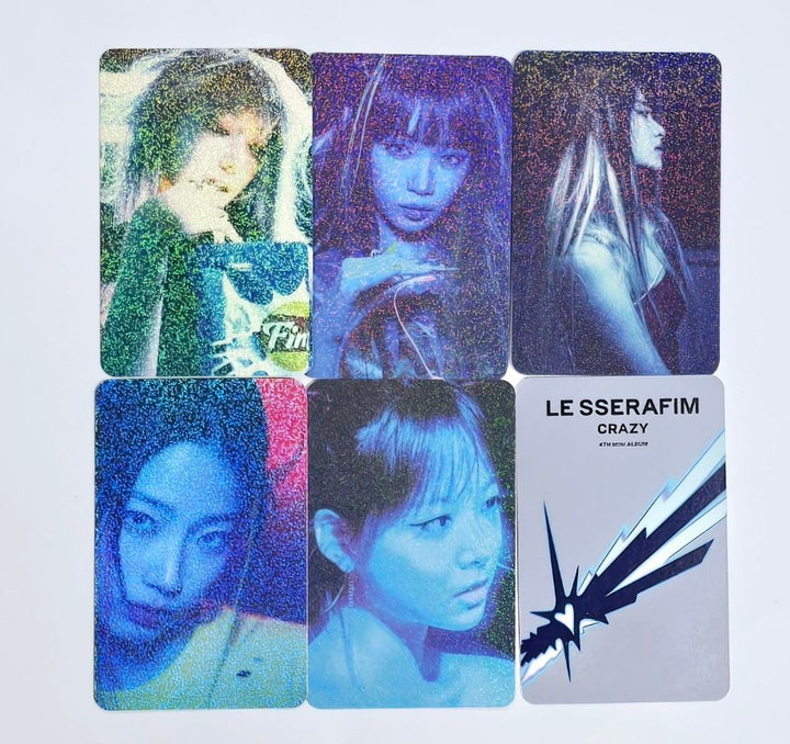 LE SSERAFIM "CRAZY" - Music Plant Pre-Order Benefit Glitter Photocard [Compact Ver.] [24.9.3] - HALLYUSUPERSTORE