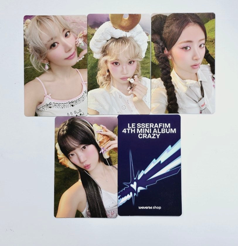 LE SSERAFIM "CRAZY" - Weverse Shop Pre-Order Benefit Photocard [24.9.3] (Restocked 9/4) - HALLYUSUPERSTORE