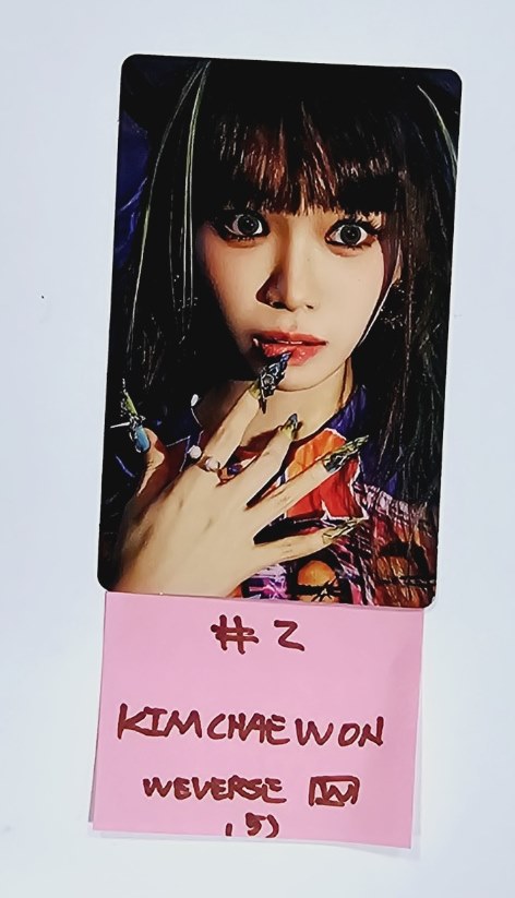 LE SSERAFIM "CRAZY" - Weverse Shop Pre-Order Benefit Photocard [Weverse Album Ver.] [24.9.3]