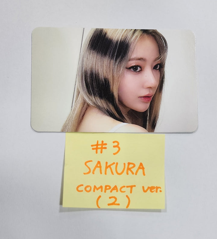 LE SSERAFIM "CRAZY" - Official Photocard [Compact Ver.] [24.9.3] - HALLYUSUPERSTORE