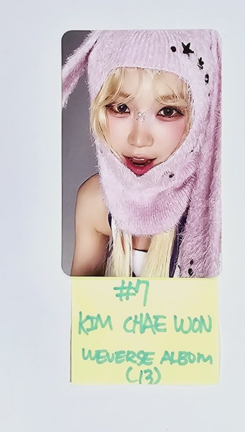 LE SSERAFIM "CRAZY" - Official Photocard [Weverse Album Ver.] [24.9.3] - HALLYUSUPERSTORE