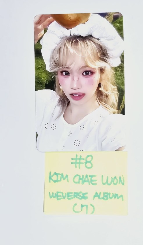 LE SSERAFIM "CRAZY" - Official Photocard [Weverse Album Ver.] [24.9.3] - HALLYUSUPERSTORE