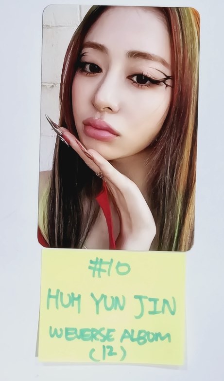 LE SSERAFIM "CRAZY" - Official Photocard [Weverse Album Ver.] [24.9.3] - HALLYUSUPERSTORE