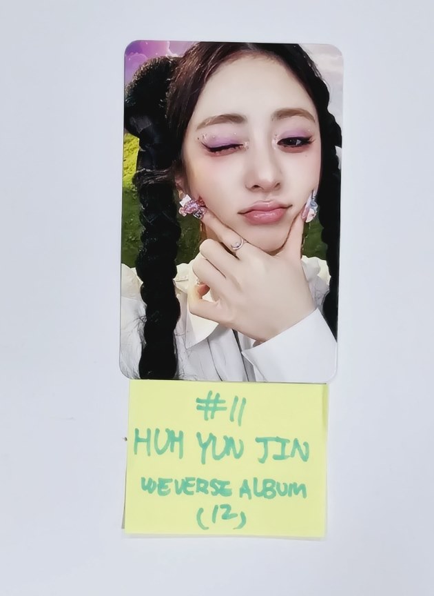 LE SSERAFIM "CRAZY" - Official Photocard [Weverse Album Ver.] [24.9.3] - HALLYUSUPERSTORE