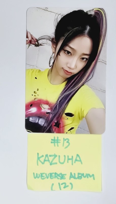 LE SSERAFIM "CRAZY" - Official Photocard [Weverse Album Ver.] [24.9.3] - HALLYUSUPERSTORE