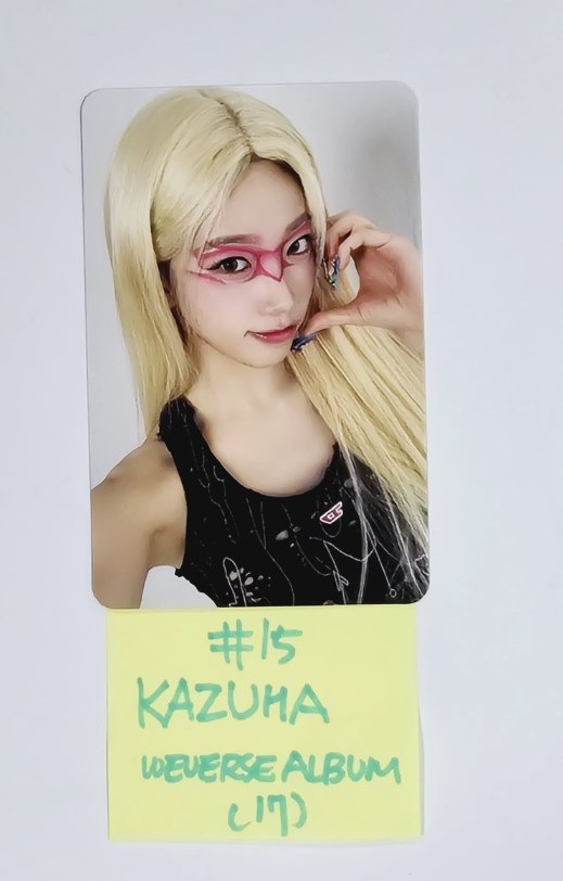 LE SSERAFIM "CRAZY" - Official Photocard [Weverse Album Ver.] [24.9.3] - HALLYUSUPERSTORE