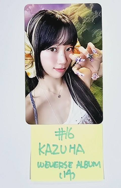 LE SSERAFIM "CRAZY" - Official Photocard [Weverse Album Ver.] [24.9.3] - HALLYUSUPERSTORE