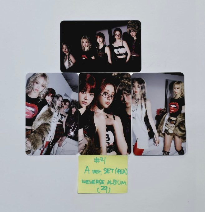 LE SSERAFIM "CRAZY" - Official Photocard [Weverse Album Ver.] [24.9.3] - HALLYUSUPERSTORE