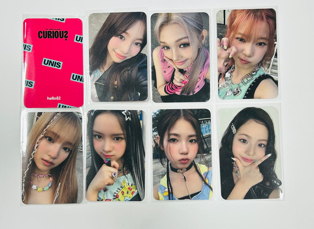 UNIS 'CURIOUS' - Hello82 Signed Album Event Photocard [24.9.4] - HALLYUSUPERSTORE