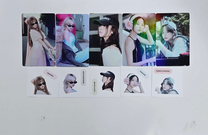 LE SSERAFIM "CRAZY" - Weverse Shop Pre-Order Benefit Hologram Photocard, Sticker Set(6ea) [Compact Ver.] [24.9.4] - HALLYUSUPERSTORE