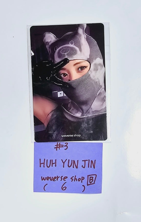 LE SSERAFIM "CRAZY" - Weverse Shop Pre-Order Benefit Photocard [Balaclava Ver.] [24.9.4] - HALLYUSUPERSTORE