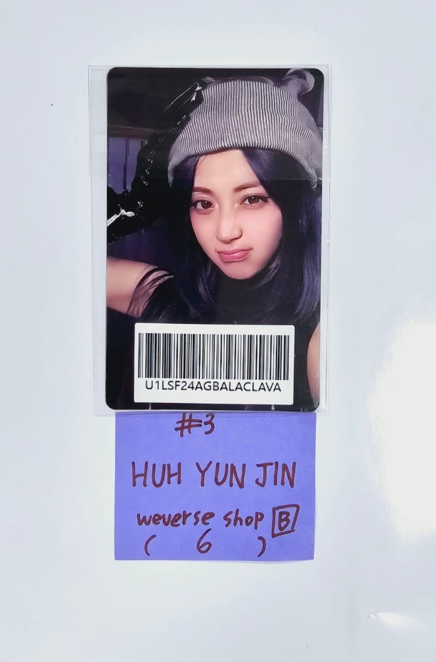 LE SSERAFIM "CRAZY" - Weverse Shop Pre-Order Benefit Photocard [Balaclava Ver.] [24.9.4] - HALLYUSUPERSTORE