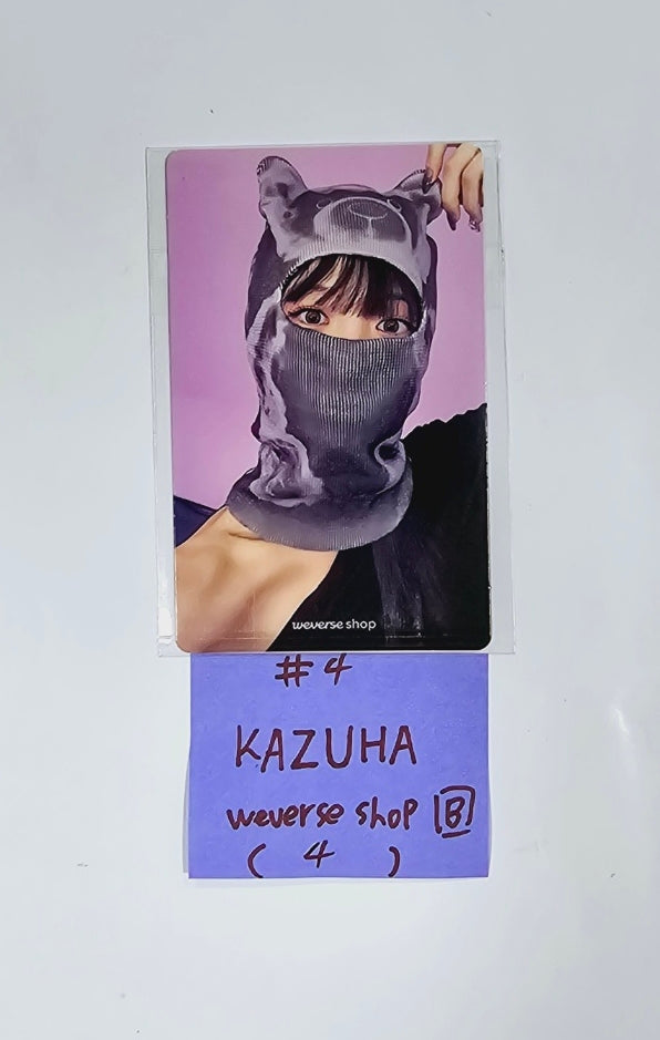 LE SSERAFIM "CRAZY" - Weverse Shop Pre-Order Benefit Photocard [Balaclava Ver.] [24.9.4] - HALLYUSUPERSTORE