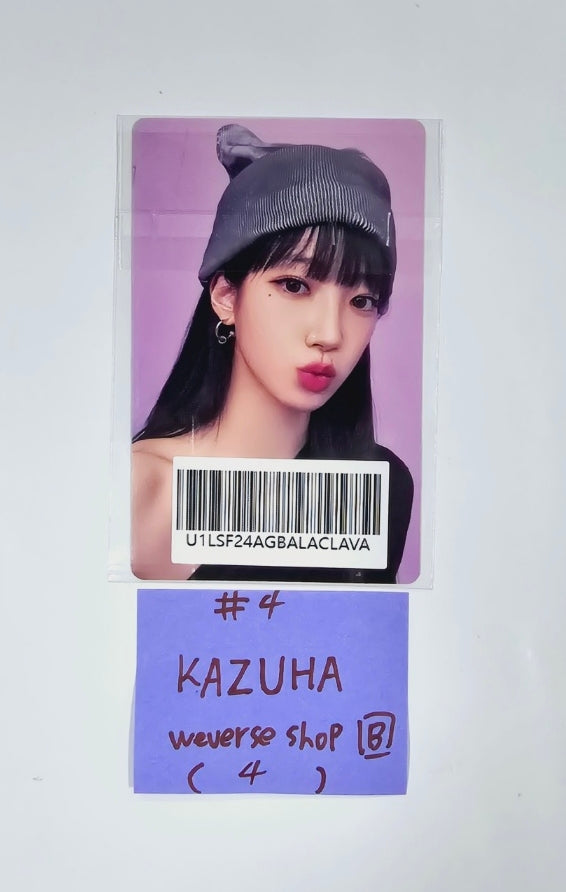 LE SSERAFIM "CRAZY" - Weverse Shop Pre-Order Benefit Photocard [Balaclava Ver.] [24.9.4] - HALLYUSUPERSTORE