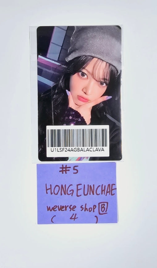 LE SSERAFIM "CRAZY" - Weverse Shop Pre-Order Benefit Photocard [Balaclava Ver.] [24.9.4] - HALLYUSUPERSTORE