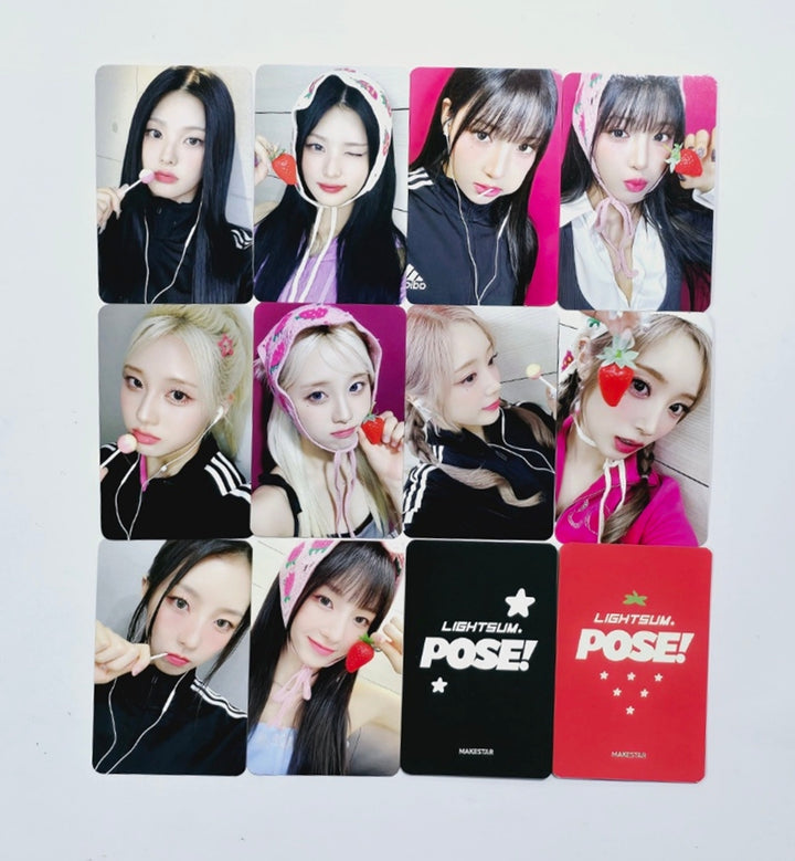 LIGHTSUM "POSE!" - Makestar Fansign Event Photocard [24.9.4] - HALLYUSUPERSTORE