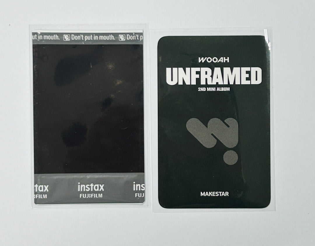 Wooah "Unframed" - Hand Autographed(Signed) Polaroid, Photocard [24.9.4] - HALLYUSUPERSTORE