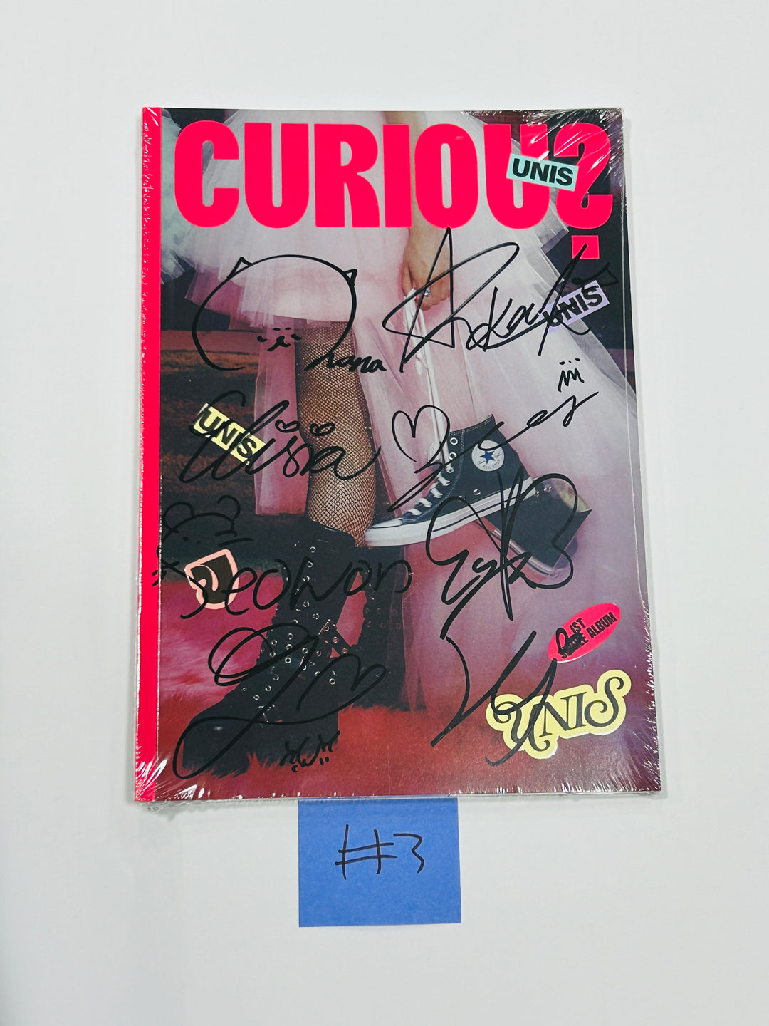 UNIS 'CURIOUS' - Hand Autographed(Signed) Album [24.9.4] (1) - HALLYUSUPERSTORE