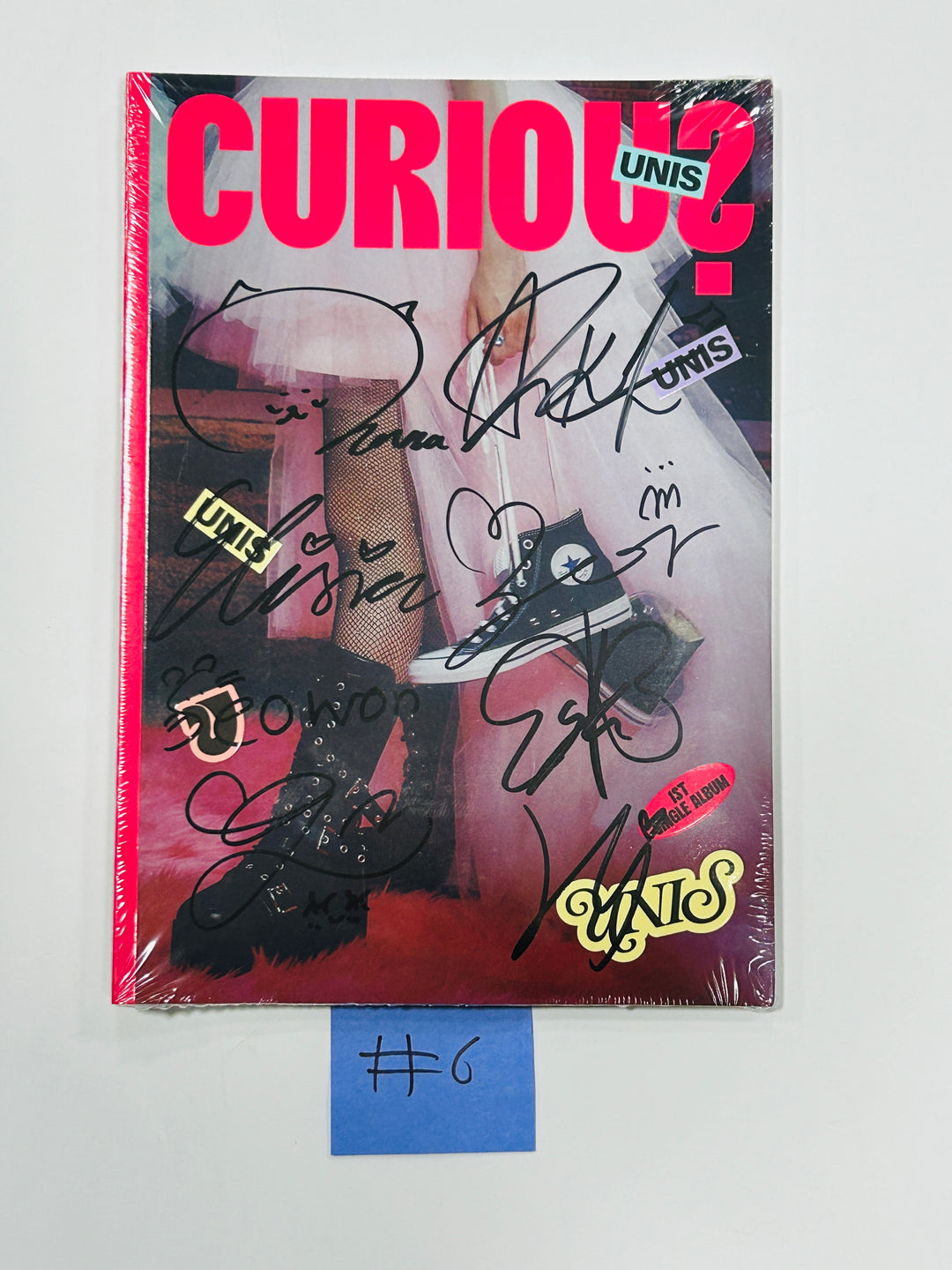 UNIS 'CURIOUS' - Hand Autographed(Signed) Album [24.9.4] (1) - HALLYUSUPERSTORE